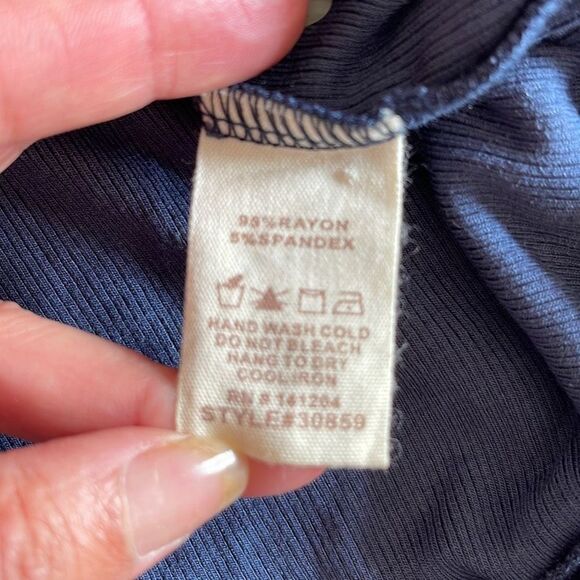 Hem & Thread Womens Tank Top Casual Sleeveless 2 Pc‎ Set Bundle Yellow Blue Size - Picture 5 of 6